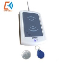 13.56MHz USB NFC RFID 카드 프로그래머 리더기 ER302 + 소프트웨어 SDK 2 pcs Ntag203 태그 테스트, 01 Group A