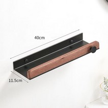 히노끼욕조 이동욕조 편백나무반식욕기 우드 매트 블랙 욕실 코너 선반 주방 벽 선반 샤워 목욕 샴푸 수납, 03 Black 40cm