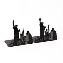 XSG288352L자형 모던 북엔드 2p세트 뉴욕 책장칸막이 책스탠드