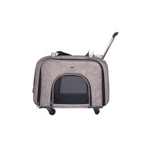 강아지 고양이 유모차 개모차 캐리어 펫 이동장 애견유모차, 블랙