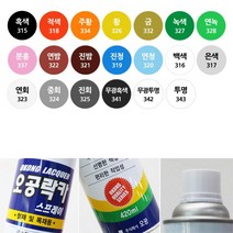 철재 목재 도색용 스프레이 컬러 락카 20색 나무 홈인테리어 철제선반 플라스틱 리폼, 오공락카 연밤