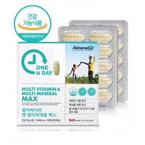 온가족 멀티비타민 앤미네랄 알약 종합 비타민 영양제 정 비타민14종 미네랄 10종 비타민 캐나다산 남성 여성 개별포장, 90(정 2개