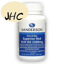 JHC[구매대행] 샌더슨 슈페리얼 레드 크릴오일 1500mg 60캡슐 1병, 1개, 60개