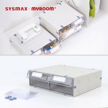 데스크테리어 2칸 멀티서랍 대형 수납박스 테이블수납함 침대맡 클립함 사무실비품