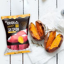 푸릇푸릇 국내산 냉동고구마 군고구마 아이스고구마 다이어트고구마 헬스고구마 아이스꿀고구마 낱개 130g 1kg 대용량, 3개