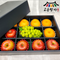 고군명가 프리미엄 사과 배 샤인 혼합1호 선물세트 - 배5과 샤인1수 사과5과