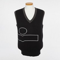 그레이라인 남자 블랙 니트 조끼 (세화고 해당) 교복
