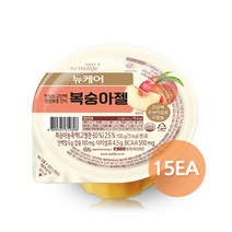 대상웰라이프 뉴케어 복숭아젤 100gx15EA, 상세설명 참조, 없음