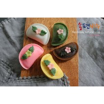 추석 명절 선물 송편 천연 비누 선물 세트 답례품, 송편세트A, 띠지포장_추석