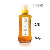 노고단향 꿀 야생화꿀 농축꿀 자연숙성 요리용 선물용 토종꿀 튜브형, 2개, 500g