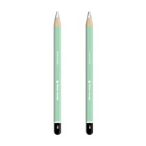 알럽스킨 애플펜슬 2세대 베이직 12컬러 스킨 보호필름 2매, 민트 2매