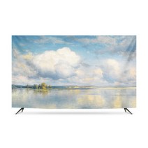 명화 티비가리개 커버 덮개 모니터 명화 TV 차단 먼지 화면보호 방지 32-86인치, 옵션5