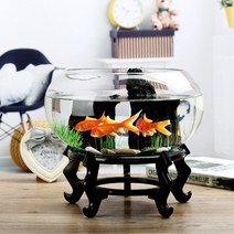 Z3JC 모던 심플 도톰 라지 투명 어항 거북이 항아리 재물 항아리, 30 드럼통 받침대 낚시 수초 채석조개