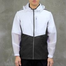 콘피아르 어깨라인 배색 후드 바람막이 TC4907