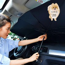차안에서 설치하는 차박용 앞유리햇빛가림막 원터치 차량용 햇빛차단 우산형 유리차단막 자동차햇빛가리개 차, S
