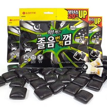 롯데 졸음번쩍 졸음껌(리필용) 3봉(+밀크츄 2개포함), 세트