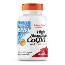 닥터스베스트 코큐텐 코엔자임큐텐 바이오페린 유비퀴놀 100mg 60캡슐