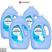 샤프란케어 대용량 섬유탈취제 상쾌한향 3.1L, 4개