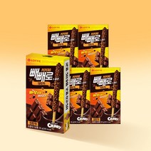 롯데제과 크런키 빼빼로 39g x 5개 / 막대과자, 단품