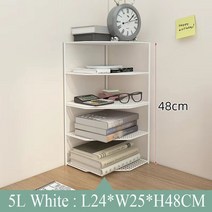 간단한 diy 스토리지 캐비닛 쉬운 조립 책 선반 거실 책 침실 책 스토리지 감성 책장, d