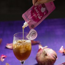 The크리스탈 당뇨 다이어트에 좋은 적양파즙 자색 빨간 붉은 양파즙 100ml, 60포