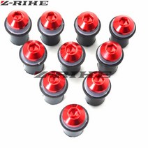 5mm 바이크 오토바이 나사 키트 앞 유리 볼트 XJR FJR 1300 1200 FZR 1000 TMAX 530 500 2012-, [07] 빨간