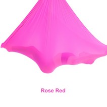 플라잉요가해먹 가정용 해먹 요가 천 공중 요가 해먹 플라잉 스윙 탄성 5 미터 전체 액세서리 세트 대한 최, 01 rose red_02 M
