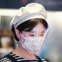 페이스쉴드 안면보호 필름마스크 국산 마스크 비말차단 항균 단체활동 아템쉴드 AS-2D 페이스실드, M(성인), 5매
