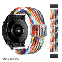 스트랩Garmin Fenix 5 5X Plus 6X Pro 3 HR 사파이어 7 7X Epix Loop 나일론 Smartwatch 손목 밴드 팔찌 용, 06 6_11 26mm Descent Mk1 MK2