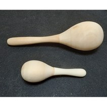 마라카스/소짜 대짜 선택/소리나는 원목 악기/, 원목 대짜