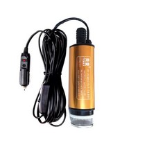 급유기 펌프소형 휴대용 워터 펌프 DC 잠수정 전기 40L/min12V/24V 디젤 연료 배달 알루미늄 합금 쉘용, 09 1 gold pump lighter_01 24v