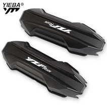 할리 엔진가드 1쌍 범용 엔진 가드 범퍼 크래시 바 블록 YZF-R3 YAMAHA YZF750R YZFR1, 16 B balck YZFR125