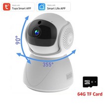 cctv 설치 추천 2.4G 5G WiFi 베이비 1080P 무선 보호 자동 추적 PTZ Alexa Google YIIOT 클라우드 CCTV 카메라 링, YIIOT Cam 64G_미국 플러그