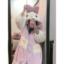 입는담요 후드 이불 일반 전신 부드러운 귀여운 집순이 동물