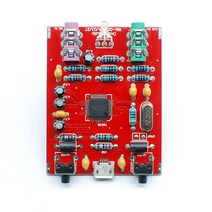 헤드폰앰프 미니앰프 dac 오디오 CIRMECH CM108 USB 사운드 카드 DIY 세트 DAC 가상 7.1 채널 지원 가라오, 02 BLACK BOX KIT