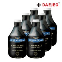 기라델리 초콜렛소스 2.47kg 1박스 6개 카페소스 시럽, 1개