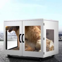 강아지드라이룸 펫드라이룸 강아지드라이기 털말리기 대형 무소음 개 강력한 송풍기 건조기 고양, 1.A
