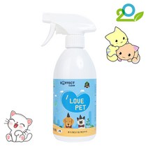 (주)이오테크 반려동물 용품 순수 이산화염소 뿌리는 살균소독제 이오펙트클린 아이 러브 펫 500ml