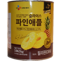 이츠웰 파인애플캔(슬라이스)3.062Kg, 1개, 3.062kg