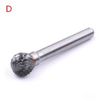 1pcs 6mm * 12mm 초경 텅스텐 강철 그라인딩 헤드 더블 컷 밀링 커터 목공 로타리 파일 CNC 도구 조각, 3D