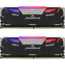 Timetec Pinnacle Konduit RGB 32GB 키트(2x16GB) DDR4 3600MHz PC4-28800 CL18-22-22-42 XMP2.0 오버클럭 1.35V