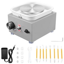 도자기물레 도예배우기 물레체험 바퀴 도구 턴테이블 세라믹 성형 도구 미니어처 세라믹, 영국 플러그 220v