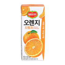 델몬트 드링크 오렌지, 64개, 190ml