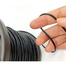 와이어로프 볼트너트블랙 PVC 코팅 와이어 로프 스테인레스 스틸 유연한 케이블 빨랫줄 1mm 1.2mm-6mm 소, 08 6mm(7x19)-1meter
