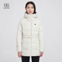 KOLONSPORT 코오롱 다운 재킷 여성 아웃도어 고어 안티 스플래쉬 구스 다운 재킷 스키 방풍 다운 재킷