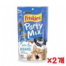 프리스키 파티믹스 60g(비치사이드) X 2개 고양이스낵