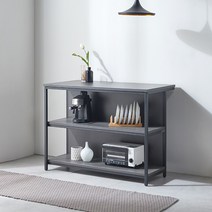 가구데코 쿠킹 아일랜드식탁 수납 홈바테이블 NA0211, 그레이