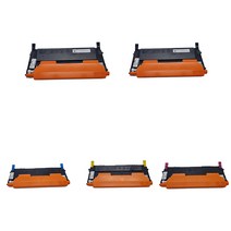 SMU사 재생토너 삼성 CLX 3185FW 5색(검정 2개 컬러 3개) 1세트 CLTK407S/CLTC407S/CLTM407S/CLTY407S, 1개, 4색