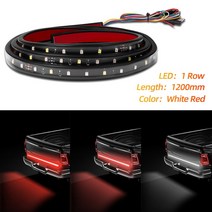 LED 테일 게이트 라이트 스트립 60 인치/48 인치 방향 지시등 브레이크등 자동차 바 1 개 토요타 픽업 트렁크 트레일러용, 01 48inch 1row 2 color