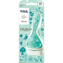 세련된 Schick 인투이션 민감 피부용 홀더 シック Schick イントゥイション 敏感肌用 ホルダー(刃付き+替刃1コ)